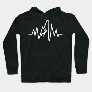 Bouldering Climbing Heartbeat Tshirt Hoodie